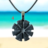 Image 4 of Carved Lava Necklace (#02)