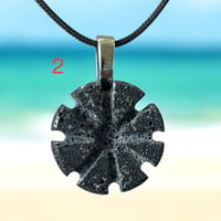 Image 2 of Carved Lava Necklace (#02)