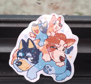 Single Bluey stickers!
