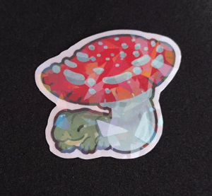 Frog Mushroom Stickers