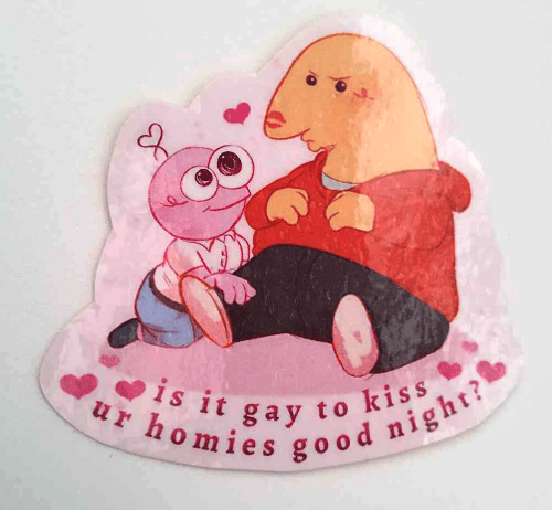 Charlie and Pim sticker