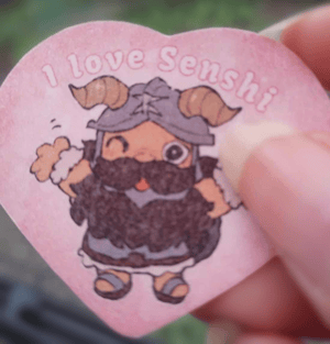 Dungeon Meshi MiniHeart stickers