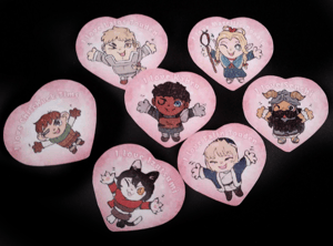 Dungeon Meshi MiniHeart stickers