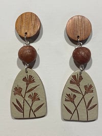 Flower Carving with Tasmanian Blackwood Studs