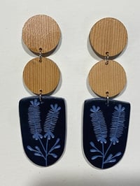 Banksia Carving with Huon Pine Studs