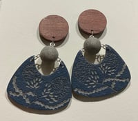 Native flower Carving with Tasmanian Myrtle Studs