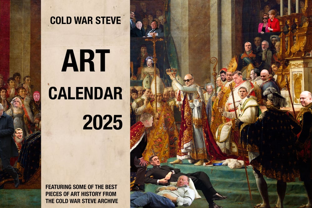 Image of The Cold War Steve 2025 Art Calendar 