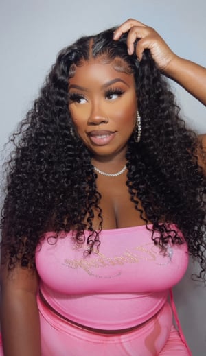 Image of 9x6 Water Wave Closure Wig in 24 inch