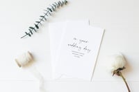 Image 2 of Personalised Wedding Card - Your Big Day 