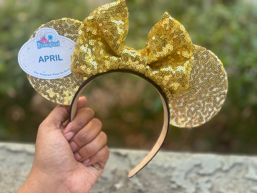 Image of Name tag mouse ears 