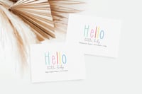 Image 2 of New Baby Card - Hello Little Baby