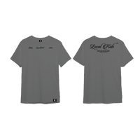 Image 1 of T-SHIRT GREY LOCAL KID$ CRAFTED IN THE HOOD SANLEO