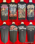 Image of Officially Licensed August Mayhem/Dissanity/Spawned From Hate/Monumental Discharge Cover Art Shirts!