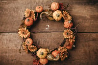 Image 3 of Different autumn wreaths 