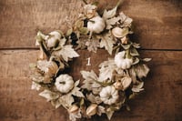 Image 2 of Different autumn wreaths 