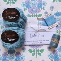 Image 4 of KIT PÉPITES N°2 DELUXE : LES CHAUSSETTES DE LIT EN ANGORA ET MOHAIR PAILLETÉ