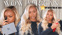 OMBRE BLONDE WAVY WIG