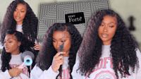 CURLY WAVE FRONTAL WIG