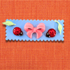Sweet Treats - Hair Acccessories - Ladybugs and Bow