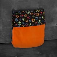 Image 2 of Snuggle Sack - Colorful Paws & Pumpkin