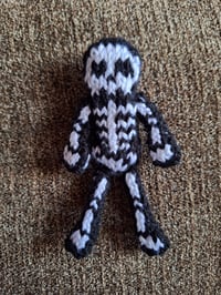 Image 4 of Mini Knitted Skeletons and Pumpkins (Set of 2 Each)