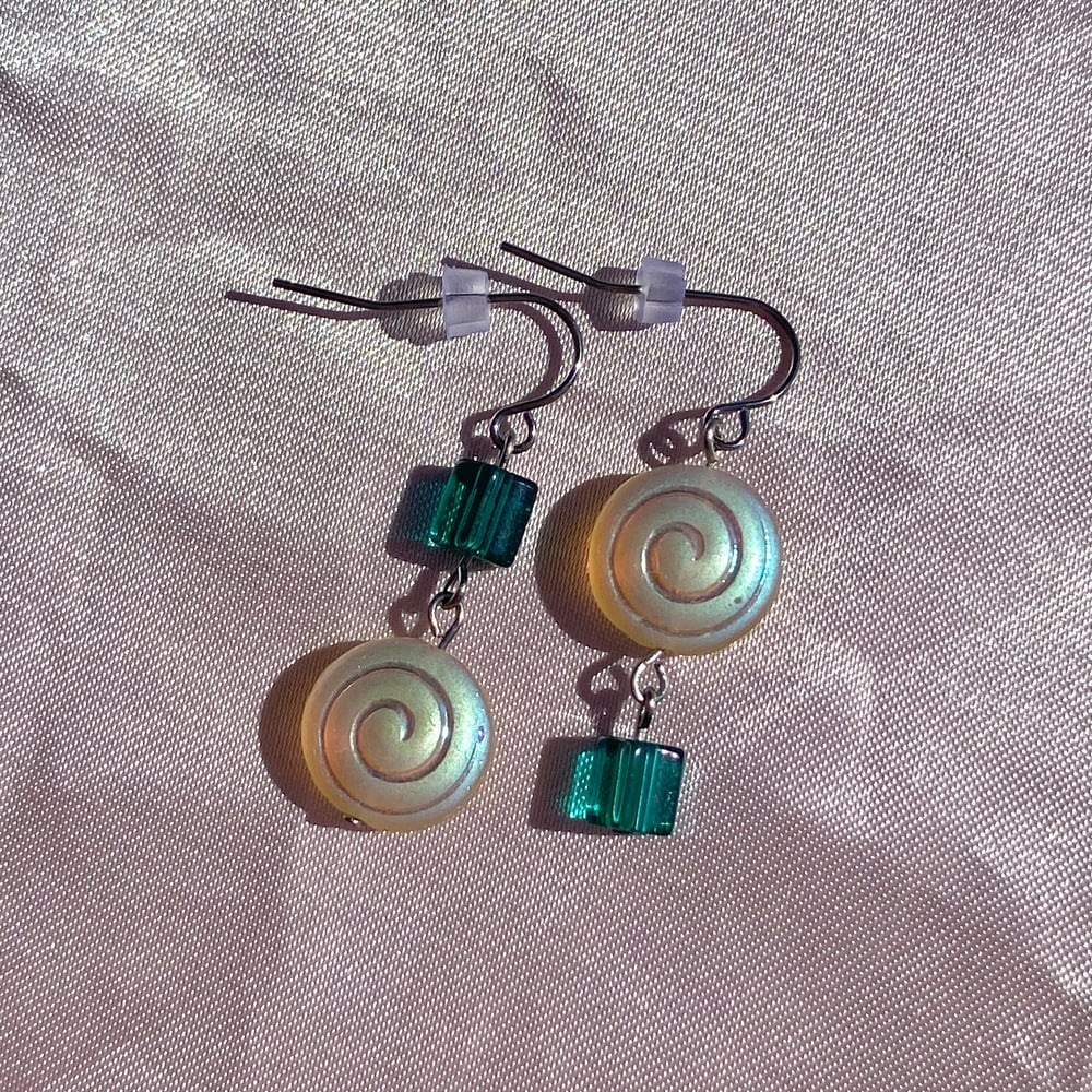 Image of sea shell earrings