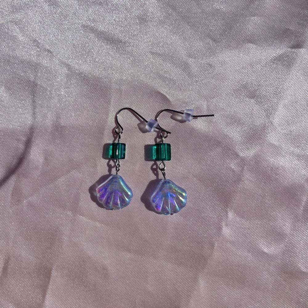 Image of sea shell earrings