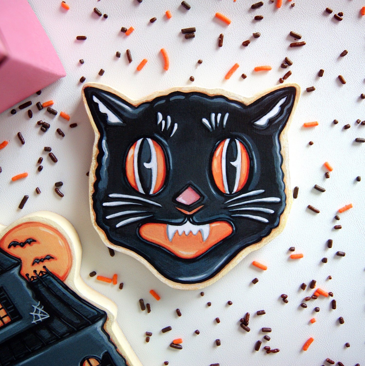 Image of Halloween cookie plaques (set of 3)