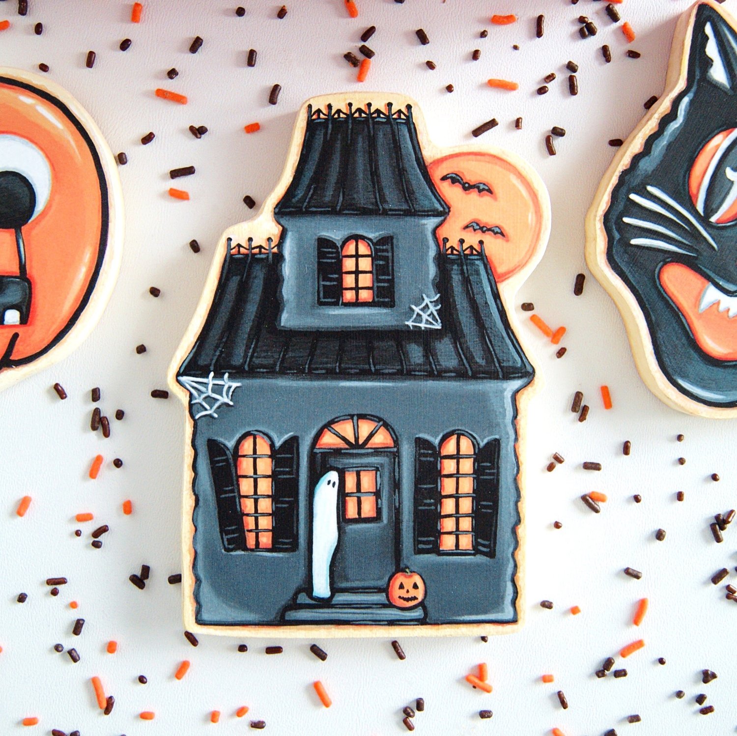 Image of Halloween cookie plaques (set of 3)
