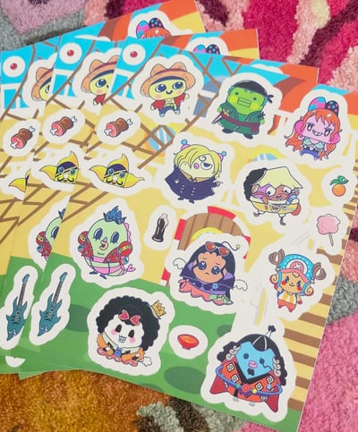 Image of Tama-Piece Sticker sheet