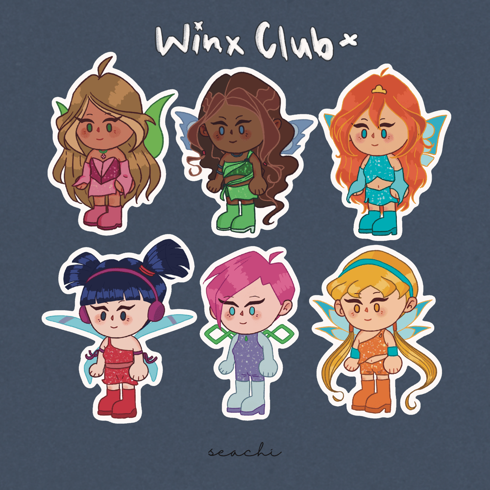 Image of WINX Club (Die-cut Stickers)