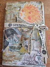 Image 1 of Handmade Mixed Media Journal – 1970s Vintage-Inspired Art