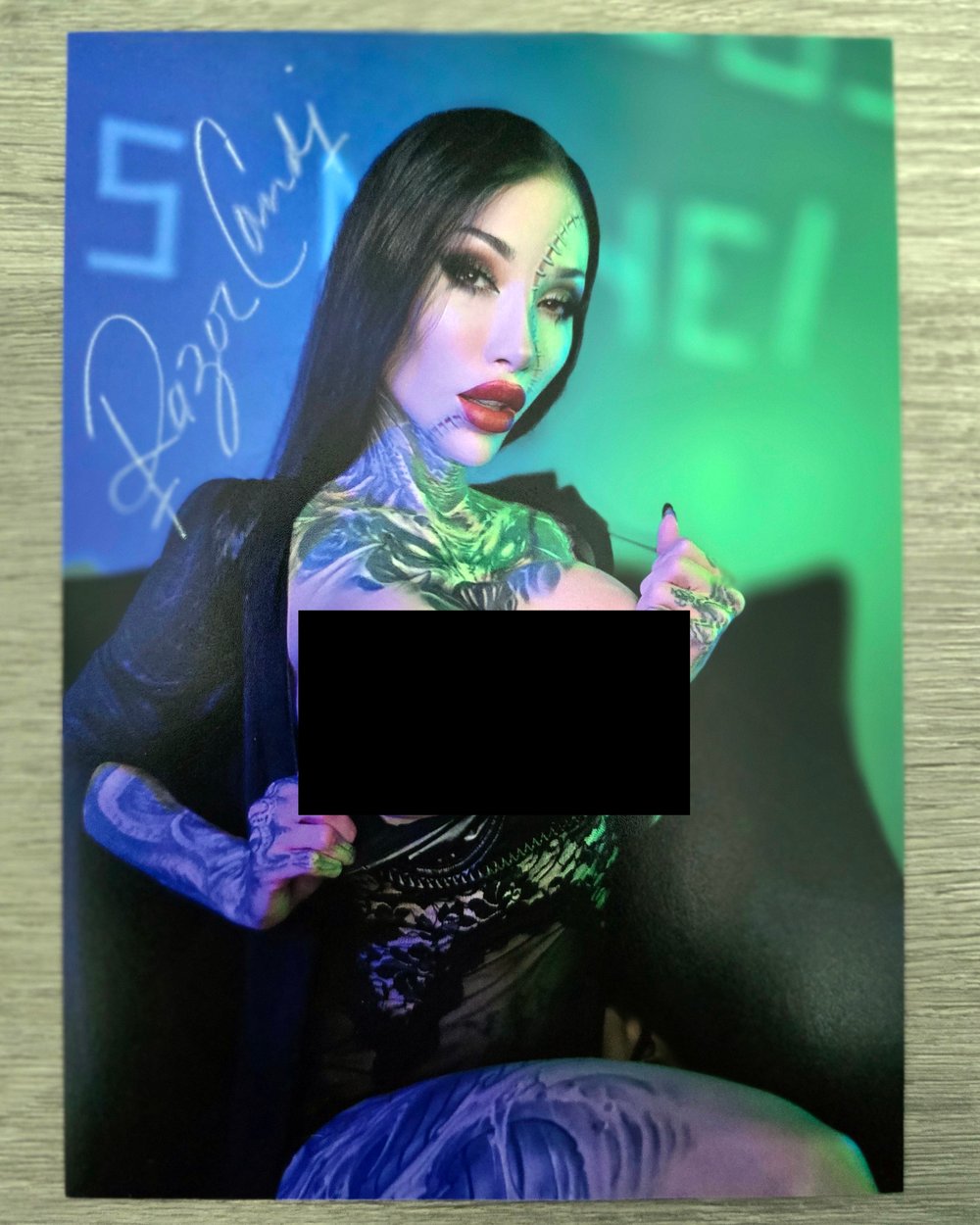 DELORES 5x7inch signed nsfw print