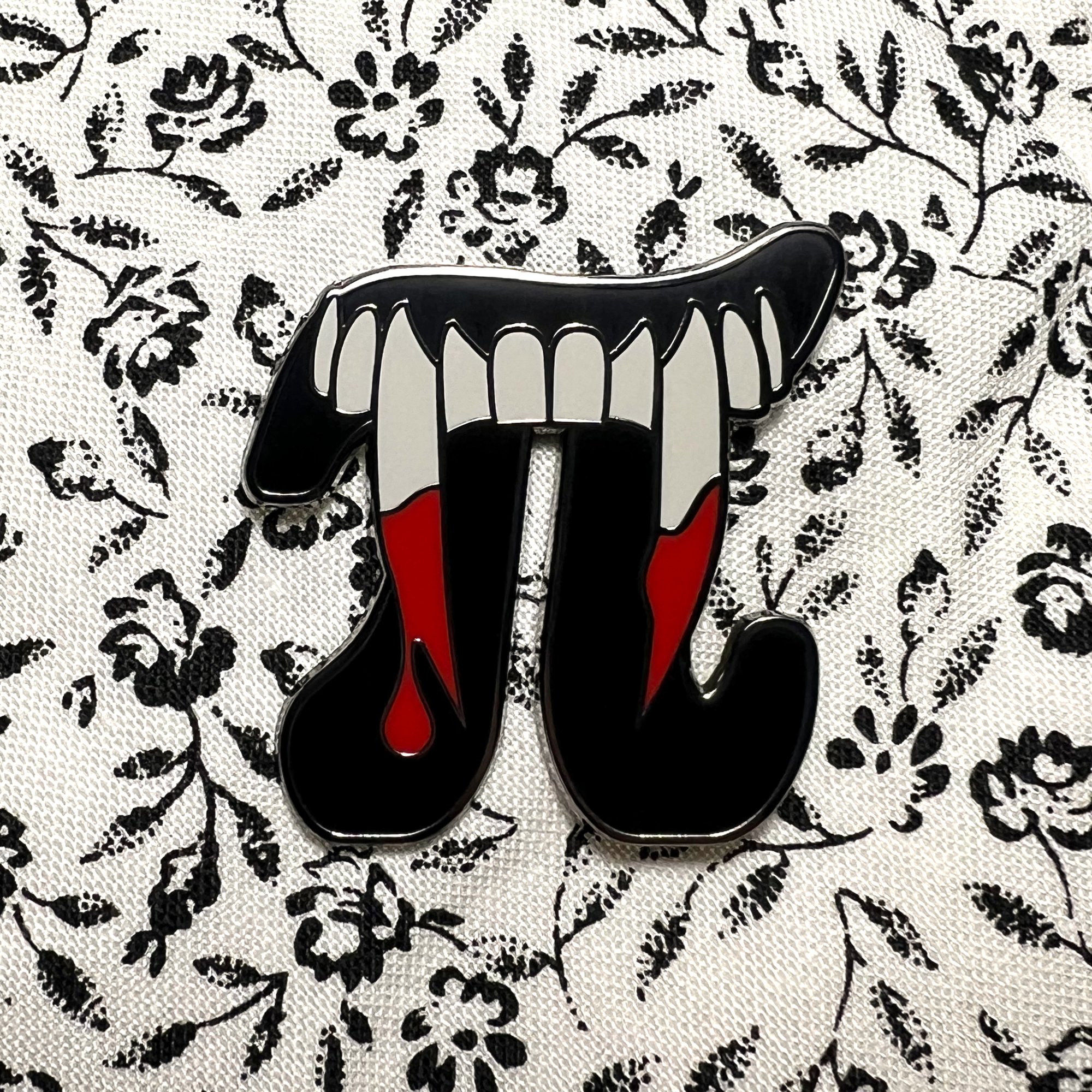 Vam-Pi-re Hard Enamel Pin | Vampire Math Pun | Simpson_Math