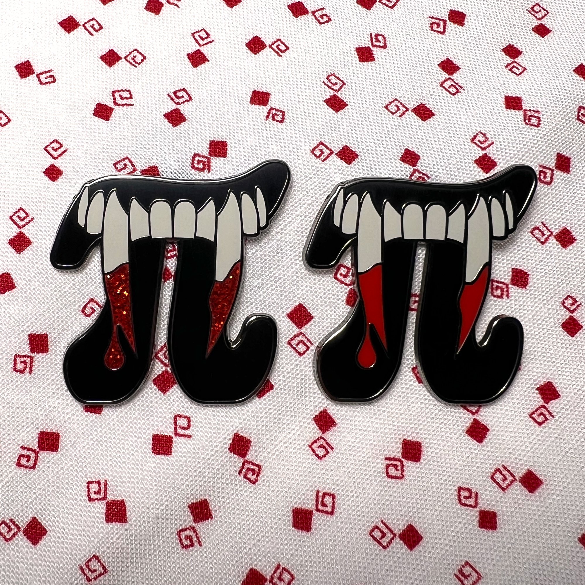 Vam-Pi-re Hard Enamel Pin | Vampire Math Pun | Simpson_Math