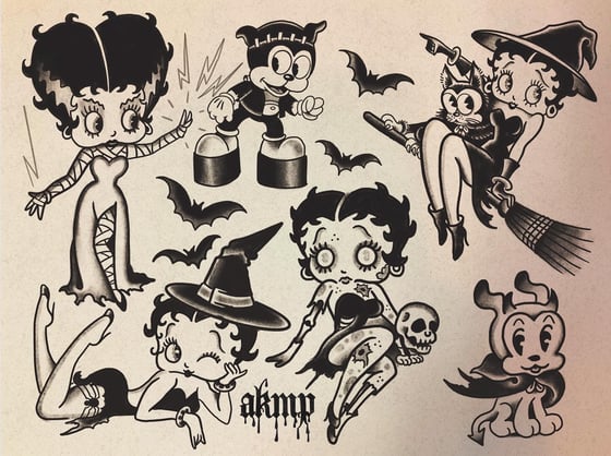 Image of Betty Boop Halloween