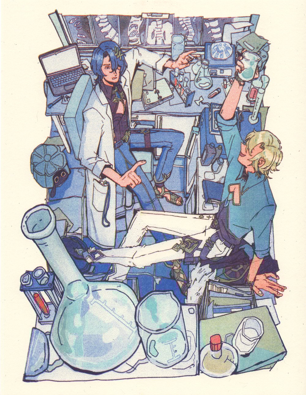 Image of Strategic Partners Risograph 03
