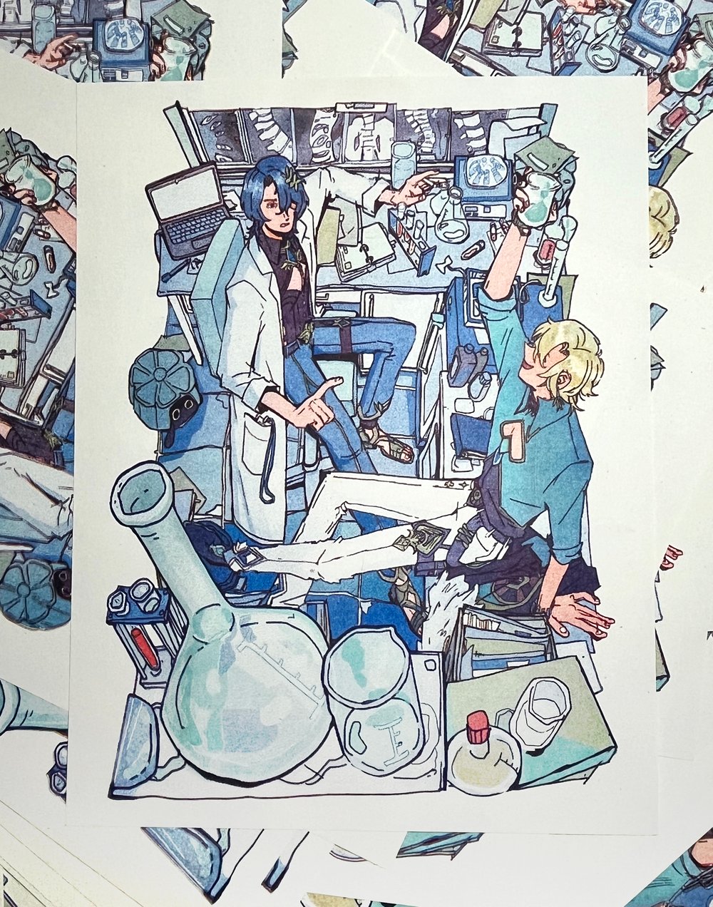 Image of Strategic Partners Risograph 03