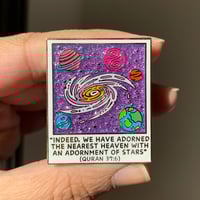 Image 1 of Quran 37:6 Polaroid Enamel Pin