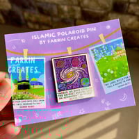 Image 2 of Quran 37:6 Polaroid Enamel Pin