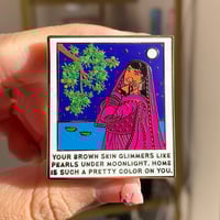 Image 1 of Desi Polaroid Enamel Pin