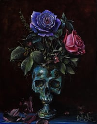 "Skull Vase Still Life" Limited Edition Print