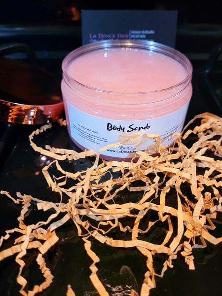 Image of Pink Oil Free Scented Body Scrub 8oz