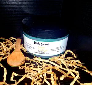 Image of Blue Oil Free Scented Body Scrub 8oz 