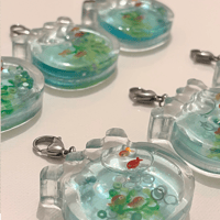 Image 4 of Fish bowl shaker charms