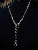Image 4 of starry lariat necklace (gold and black)
