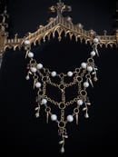 Image 2 of golden cage necklace