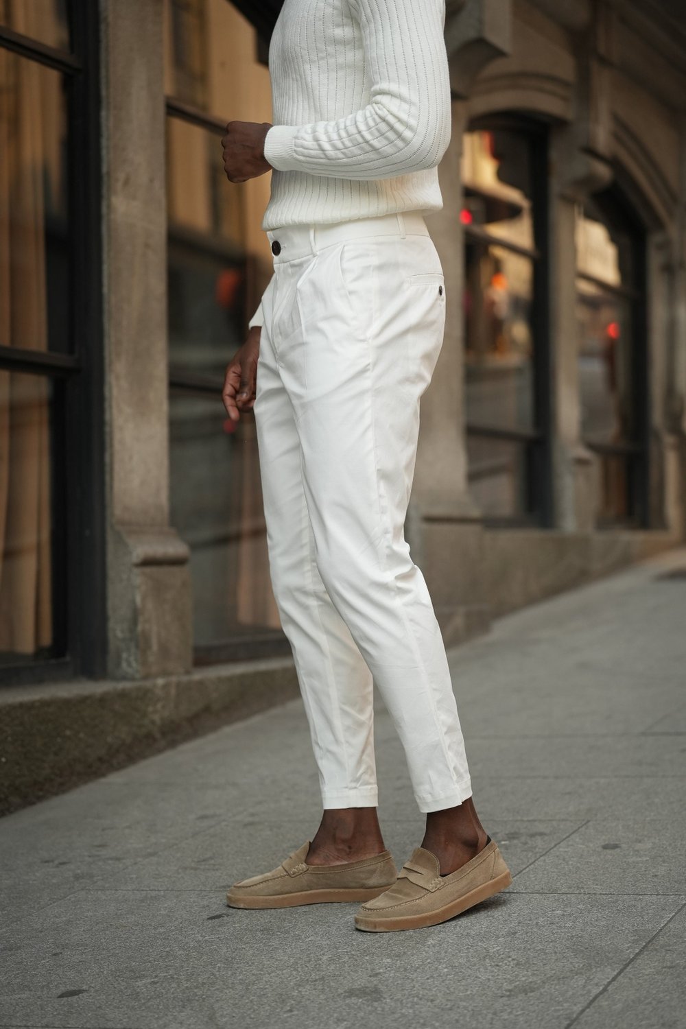 Image of "Envi" Elastic Twill Pants