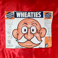 Image 1 of Lord Plushbottom (The Moon Mullins Family) - Wheaties Cereal mask (1940s-50s) - backside