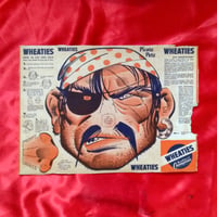 Image 1 of Pirate Pete - Wheaties Cereal mask (1940s-50s) - backside